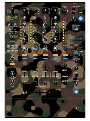 Pioneer DJ DJM 900 NEXUS 2 Skin Camo Woodland